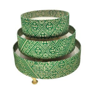 Moroccan Green Decorated Trays