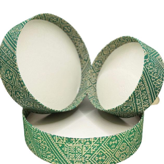 Moroccan Green Decorated Trays - Image 3