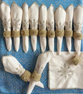 Hand-Embroidered Tablecloth