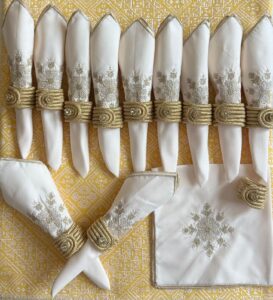 Hand-Embroidered Tablecloth