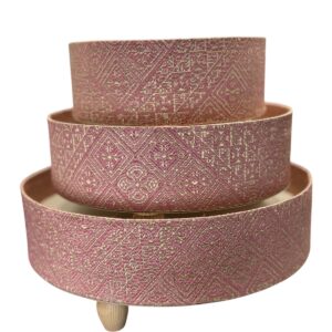 Moroccan Pink Decorated Trays