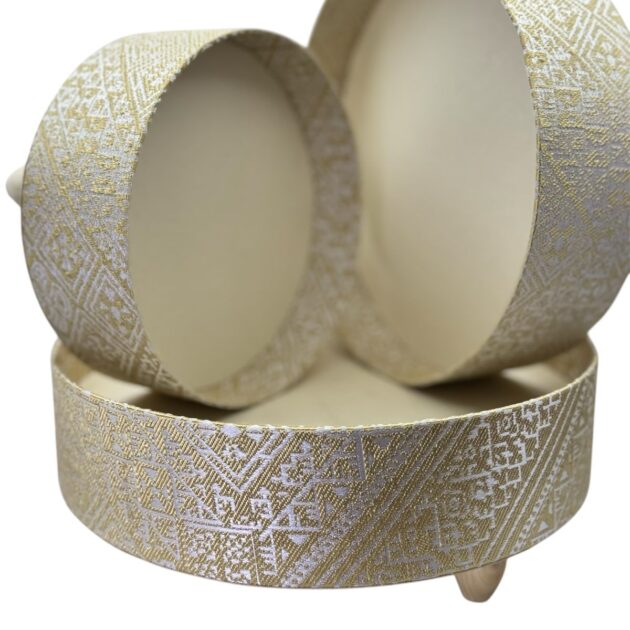 Moroccan Golden Decorative Trays  - Image 2