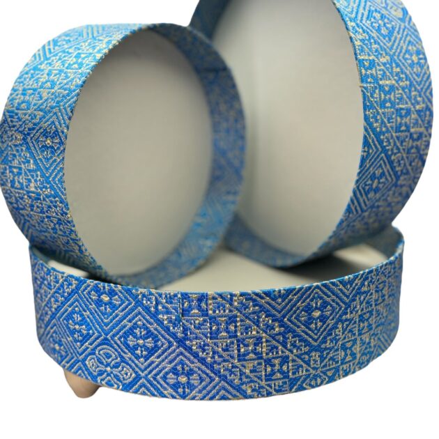 Blue Moroccan Decorated Trays - Image 3